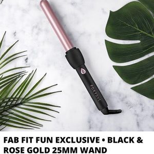 Black & Rose Gold 25MM Styling Wand - NWT
